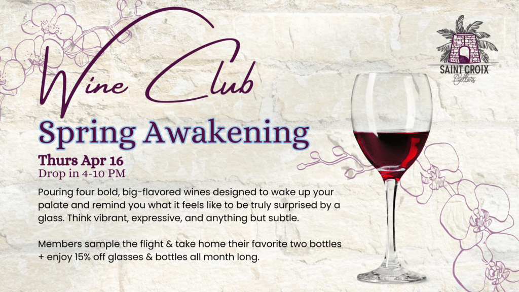 April 16 Wine Club: Spring Awakening