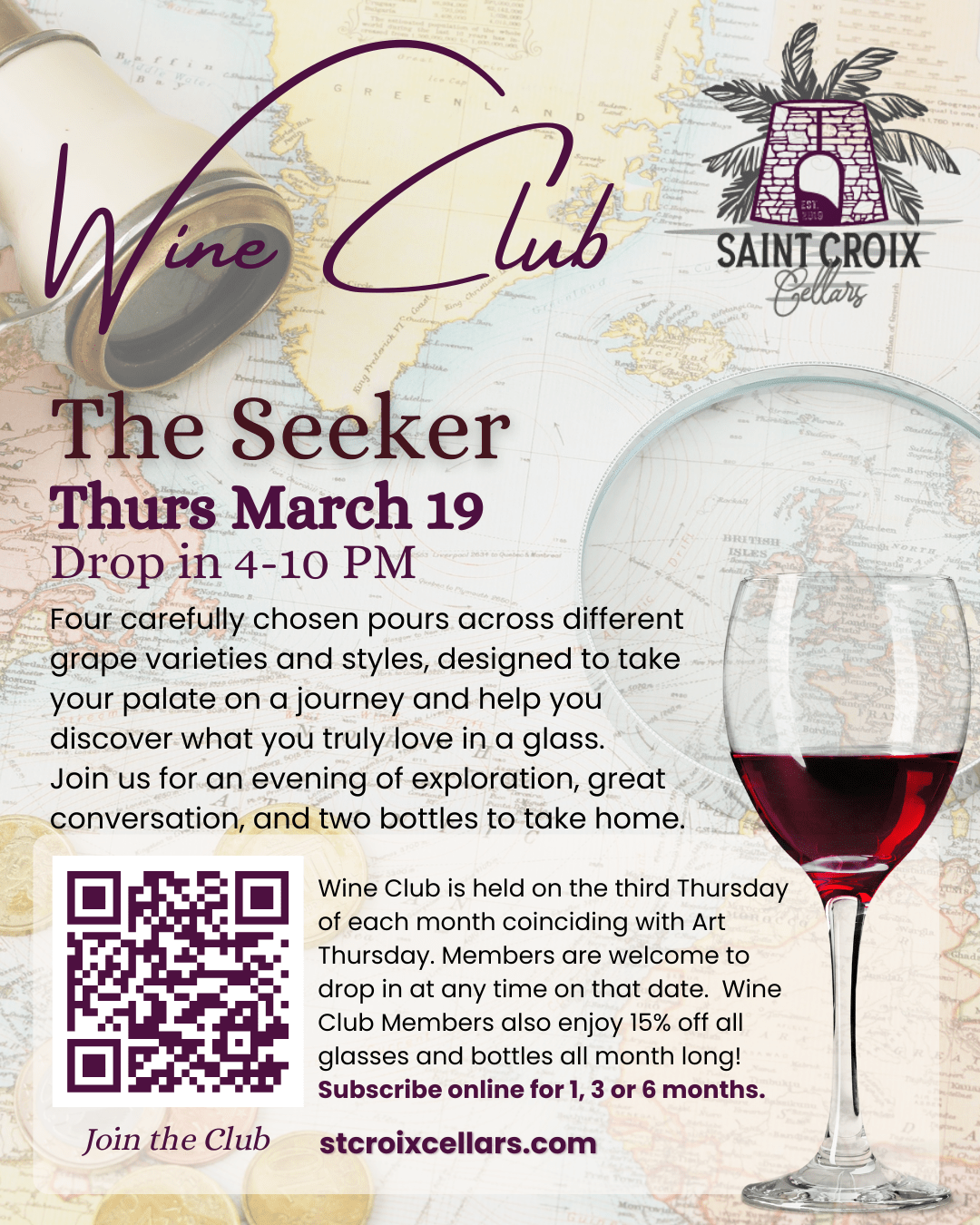 Mar 19 The Seeker Wine Club